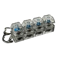 Amazon.co.jp: キーボード キーホルダー 4つのボタン 光る カチカチ